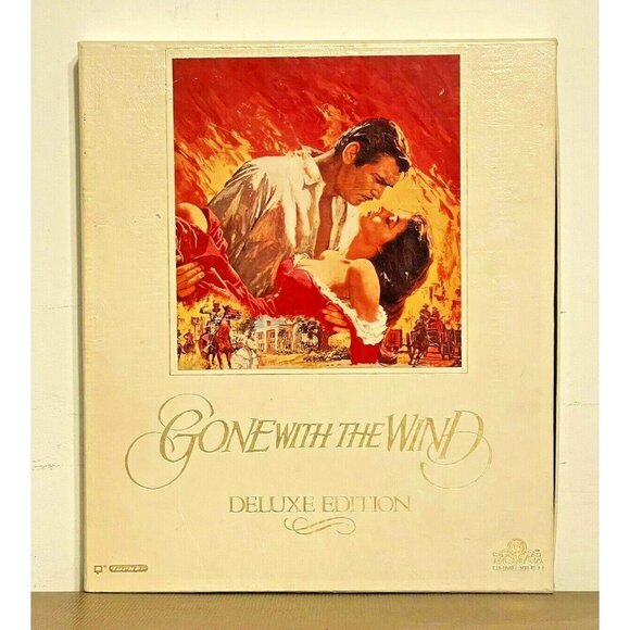 Gone With the Wind (VHS, 1990, 2-Tape Set, Deluxe Edition) - Picture 1 of 7